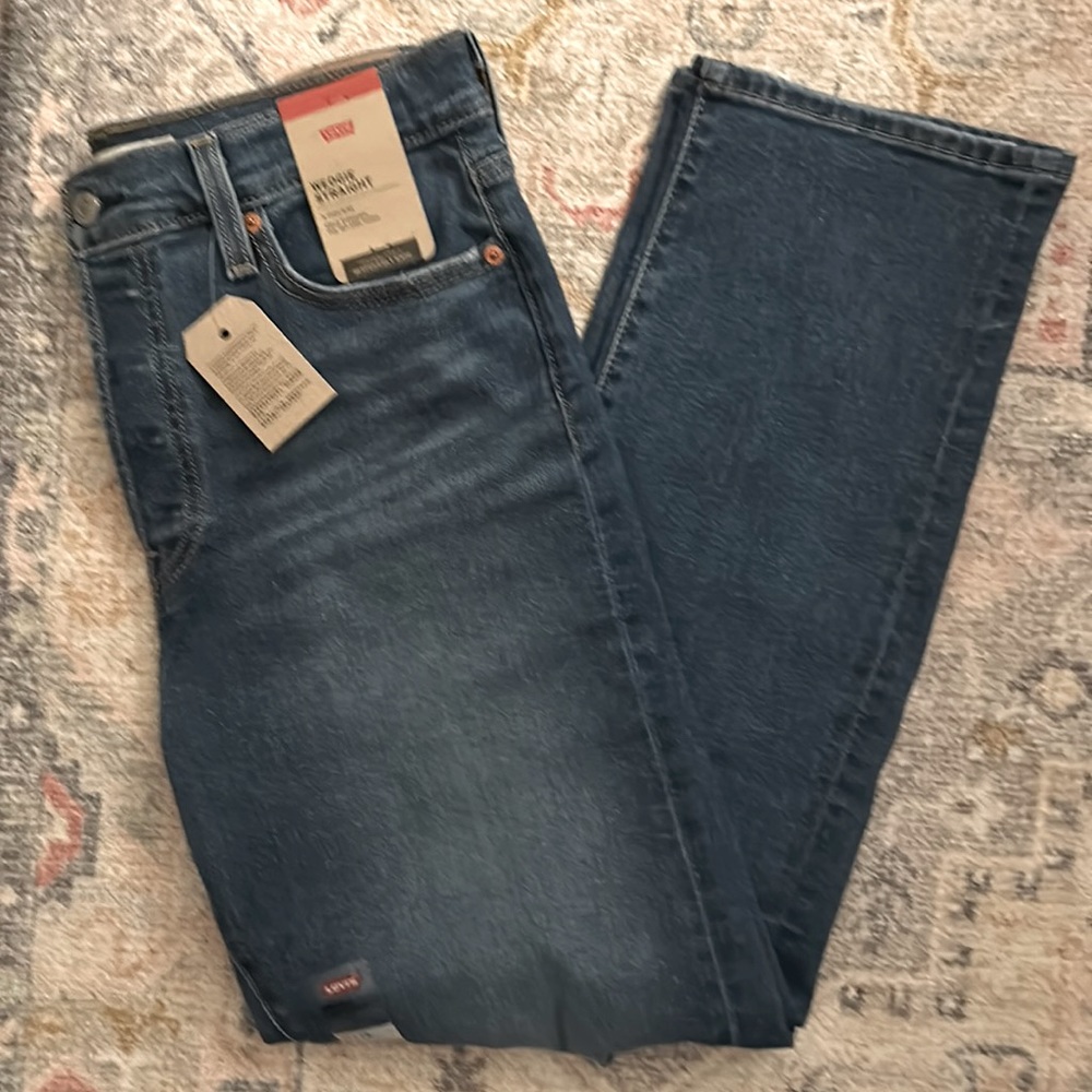 Levi’s High Rise Straight Leg Denim